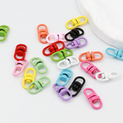 Painted Alloy Swivel Double End Clasp Connectors 19mm 100pcs 2
