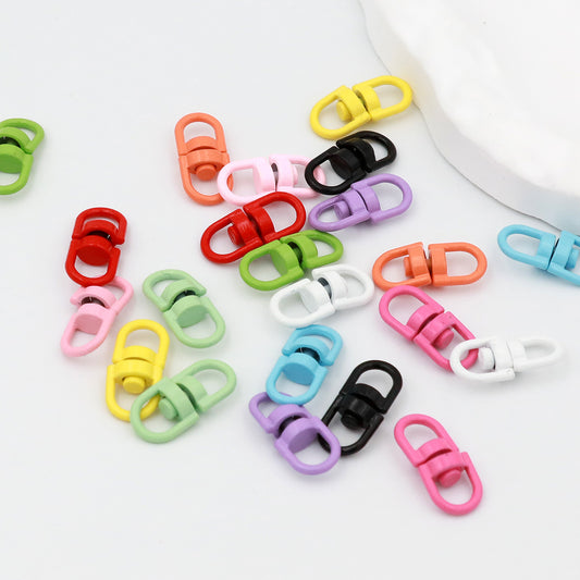 Painted Alloy Swivel Double End Clasp Connectors 19mm 100pcs 2