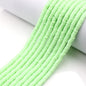 Flat Clay Beads 6mm Solid Color Smooth Polymer Disc 10strands 14