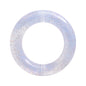 Circle Love Glitter Silicone Focal Beads Glitter Design 10pcs 8