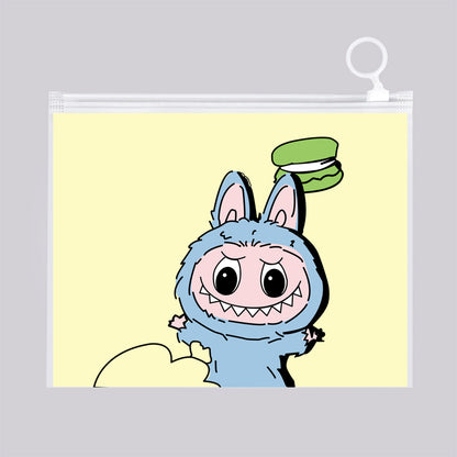 Matte Plastic Zip Lock Bags PE Bunny Print 21mm 50pcs 6