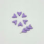 Mermaid Tail Metal Beads 10mm Pastel Painted Scales 20pcs 16
