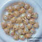 Glossy Iridescent 3D Pop Mart Resin Beads 17-23mm 5pcs 8