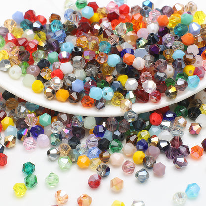 Electroplated Seed Glass Beads 4mm Lake Blue Metallic Shine 200pcs 3