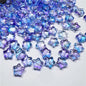 Czech Glass Beads Star 8mm Translucent Soft Color Gradient 50pcs 26