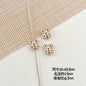 Heart and Rabbit Metal Beads Polka Dot Painted Alloy 10pcs 30
