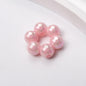 Plating Rhombus Faceted Wreath Acrylic Beads 23mm Glossy Plated 50pcs 9