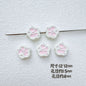 Animal and Plant Series Metal Beads 1.5mm Hole Double-Sided Painted Alloy 10pcs 7