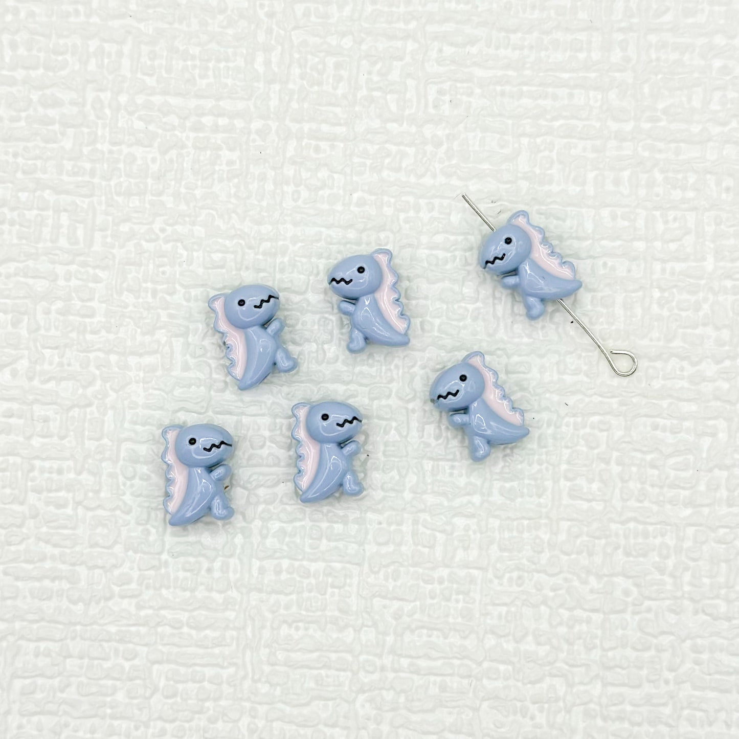 Dinosaur Metal Beads 12mm Baking Painted Enamel Alloy 10pcs 12