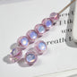 Transparent Round Acrylic Beads 11mm Double-Sided Zirconia 50pcs 10