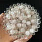 Crackle Round Glass Beads 10mm Jade Ice Frosted Cracked 100pcs 9