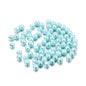 Pearl Glass Beads 8mm Imitation Smooth Glossy Mixed Colors 100pcs 29