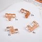 Clear Terris Block Acrylic Beads 20mm Translucent Geometric 50pcs 7
