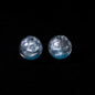 Clear Nine-Tailed Fox Resin Beads 16mm Round Mixed Colors 10pcs 12