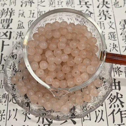 Transparent Round Glass Beads 8mm Vibrant Colors 50pcs 14