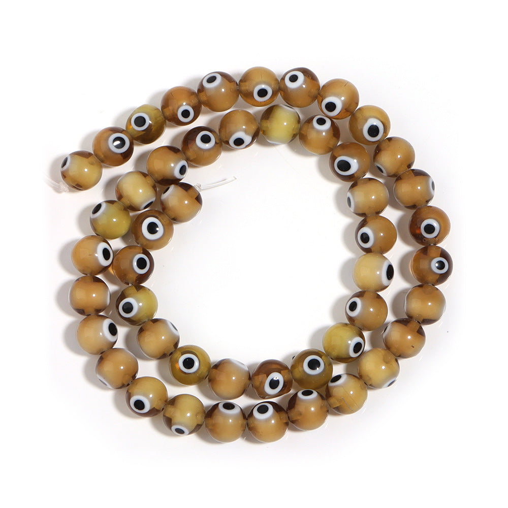 Lampwork Millefiori Evil Eye Glass Beads 4mm Antique Style 90pcs 15