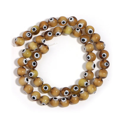 Lampwork Millefiori Evil Eye Glass Beads 4mm Antique Style 90pcs 15