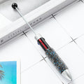 Beadable Pen Four Color Plastic Sugar Bead Design 4 In 1 4