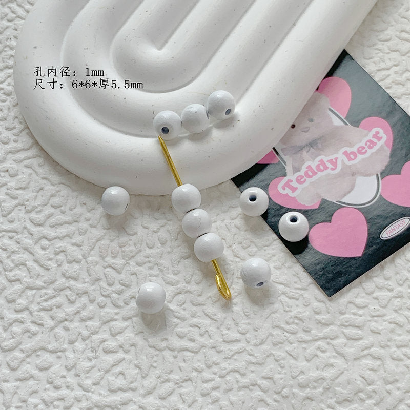 Christmas Series Metal Beads Baking Painted Alloy 20pcs 35