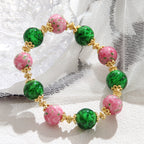 Vintage Lampwork Glass Beads Round 8-20mm Frog Skin Texture 50pcs 4