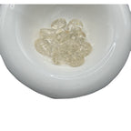 Small Steamed Bun Glass Beads 14mm Glossy Transparent Pastel 100pcs 5