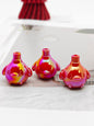 UV Plating Piggy Acrylic Beads 25mm Glossy Colorful 50pcs 11
