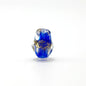 Lampwork Glass Beads Irregular Oval Gold Dust Filled 13mm 10pcs 10