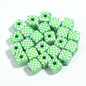 Colored Checkerboard Rounded Acrylic Square Beads 13mm 10pcs 8