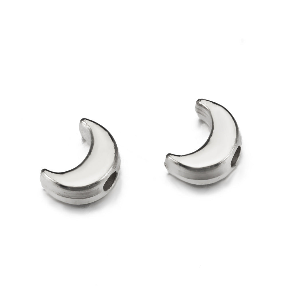Smooth Moon CCB Plastic Beads 7mm KC Gold 200pcs 3