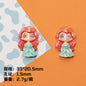 Elegant Resin Princess Series Resin Beads Glossy Pastel 10pcs 9