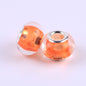 Acrylic Spacer Beads 14mm Glossy Transparent Dyed Core 100pcs 15