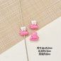 Pillow Metal Beads 14-16mm Glossy Painted Cat Face Alloy 10pcs 18