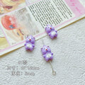 3D Loopy Metal Beads 16mm Baking Painted Glossy 10pcs 6