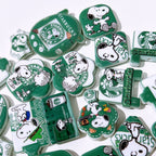 Snopy and Starbuc Mixed Acrylic Beads Playful Cafe Design 50pcs 4