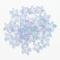 Electroplated Starfish Glass Beads 13-14mm Transparent 30pcs 31