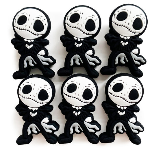 Silicone Focal Beads Monster Jack Skeleton Figure 20pcs