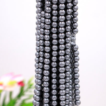 Pearl Glass Beads 8mm Imitation Lustrous Pastel Mixed 1000pcs 23