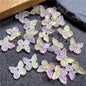 Czech Glass Beads Butterfly 11mm Gradient Purple Blue Green 50pcs 18