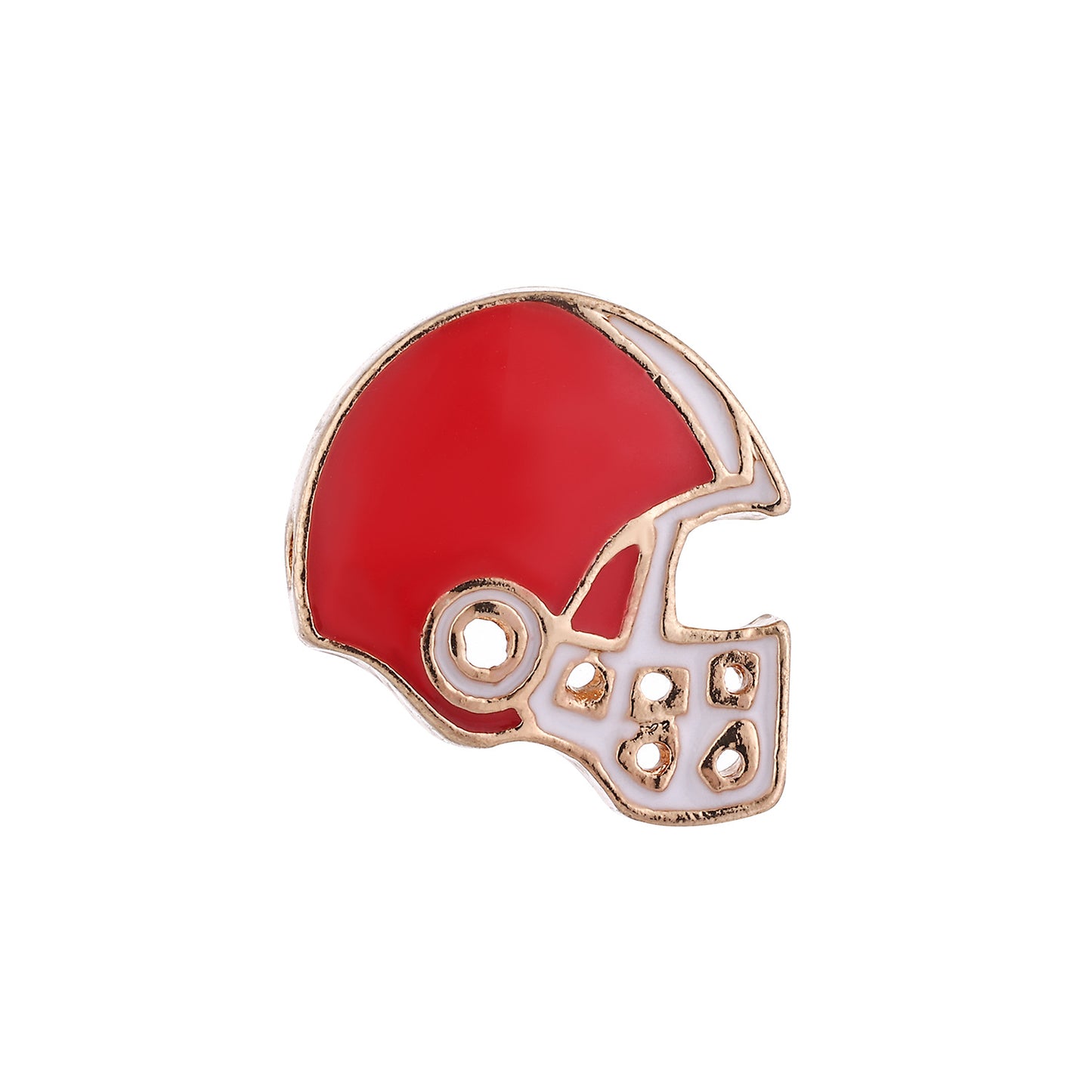 Rugby Series Metal Beads Enamel Painted Zinc Alloy 50pcs 9