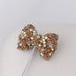 Rhinestone Bow Clay Beads 30mm Full Covered 5pcs 4