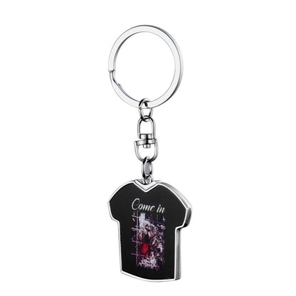 Metal Sublimation Football Jersey Blank Keychain Zinc Alloy 4