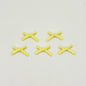 Bow Metal Beads 20mm Baking Painted Polished Alloy 50pcs 10
