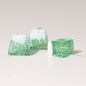 Lampwork Square Glass Beads 18mm Glow In The Dark Japan Fuji Mountain 25pcs 9