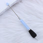 Beadable Ballpoint Pen Comfortable Grip Sponge Sheath Black Ink 1.0mm 9