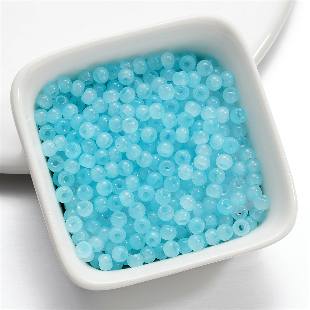 Transparent Resin Beads 4mm Light Pastel Gradient 620pcs 6