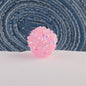 Glitter Bubblegum Beads 14mm Sequin Cluster Rhinestone 10pcs 11