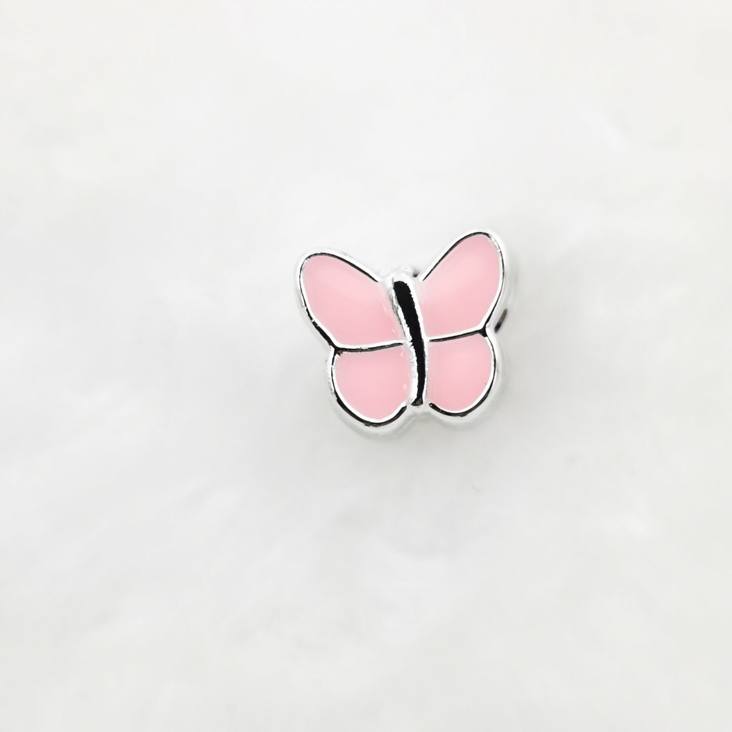 Butterfly Enamel CCB Plastic Acrylic Beads 11mm 50pcs 7