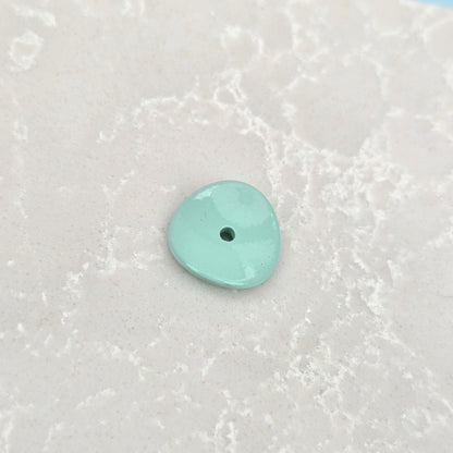 Acrylic Potato Chips Spacer Beads 14mm Baking Painted 20pcs 17