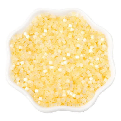 Antique Cat Eye Rice Seed Glass Beads 2.5mm Translucent Glow 740pcs 8