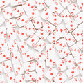 Flat Clay Beads 10mm Playing Cards Polymer Mixed 100pcs 6